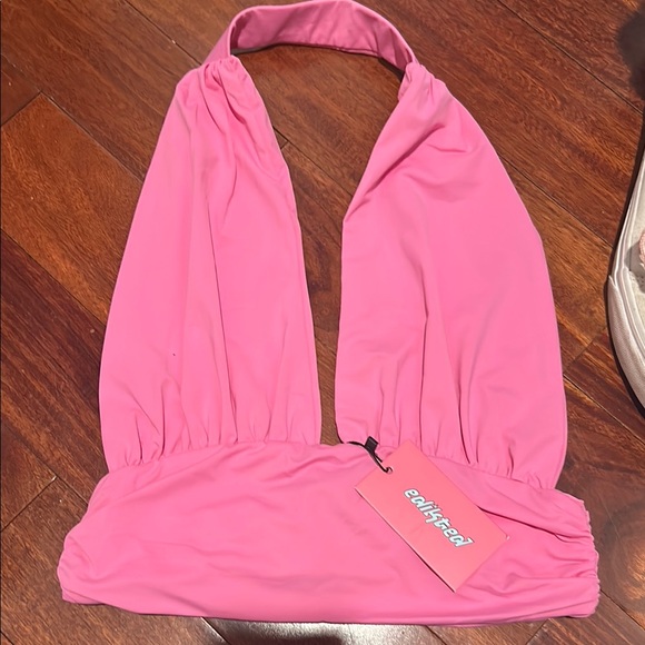 Edikted Tops - Edikted Pink Halter Top nwt small